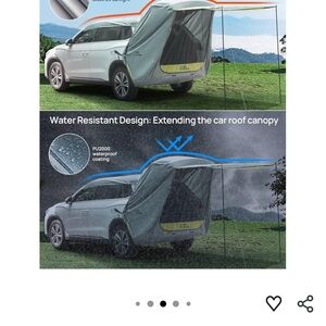 Waterproof Car Roof Canopy by Unknown Brand - Gray